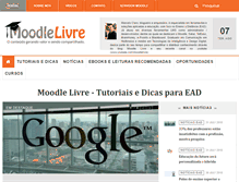 Tablet Screenshot of moodlelivre.com.br